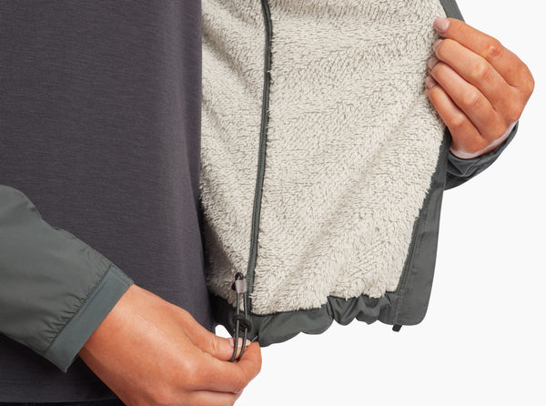 Exposed insulation for added comfort