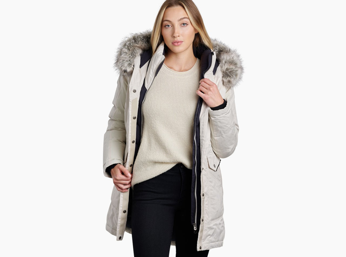 Ladies down clearance coat uk