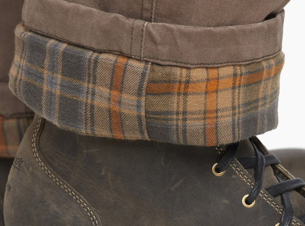 Flannel Lining - captures Body Heat