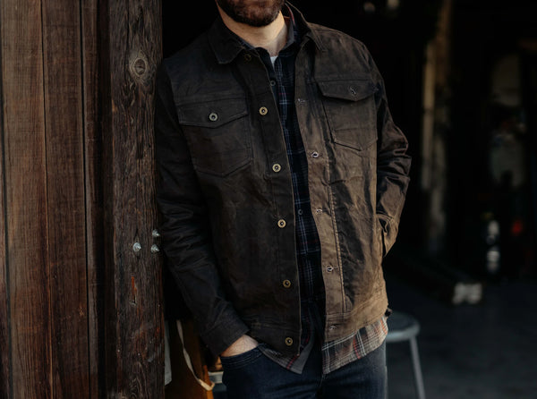 OUTLAW™ WAXED JACKET - Flannel Lined