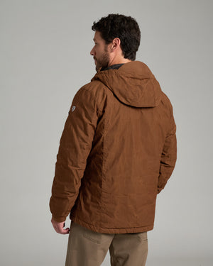 WYLDEFIRE DOWN HOODY - wax coated
