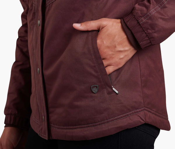 Zippered hand warmer pockets