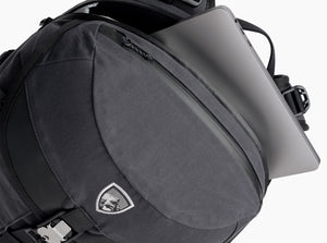 Easy tech access, 17" max. laptop or tablet