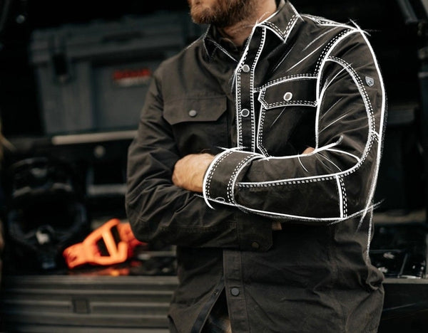 THE OUTSIDER® SHIRT-JAC - wax-coated