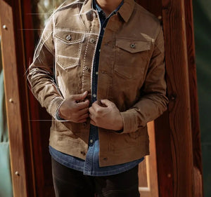 OUTLAW™ WAXED JACKET - Flannel Lined