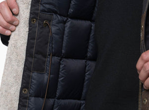 Interior waist drawcord and adjustment