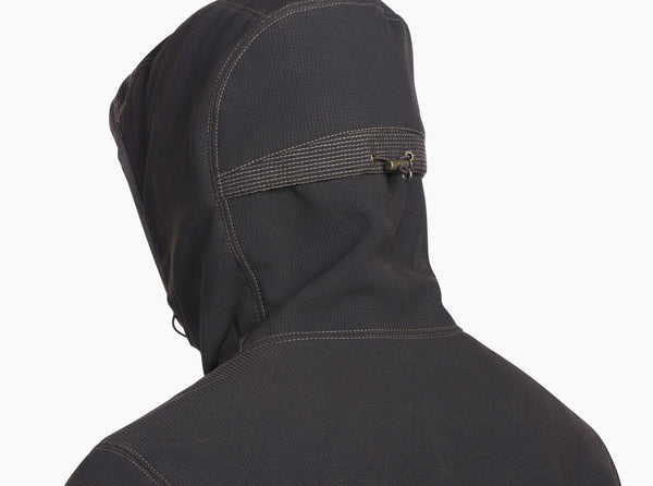 KÜHL signature hood design Convenient, one-handed adjustments