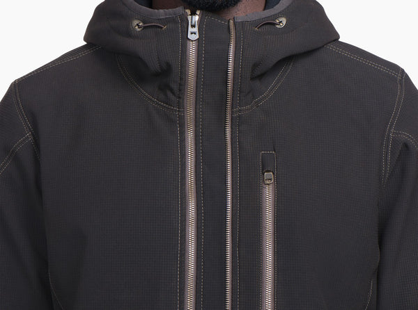 Unique double KÜHL zipper system Allows for an ajustable fit; slim or relaxed