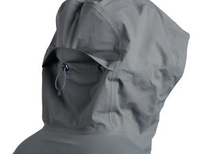  One hand hood adjustment