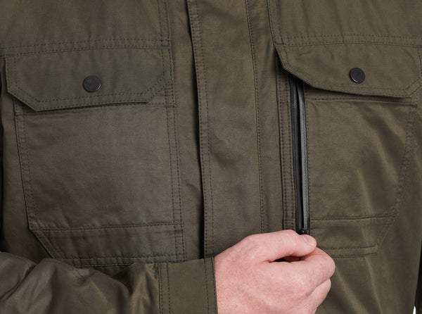 KOLLUSION™ FLEECE LINED JACKET - wax-coated