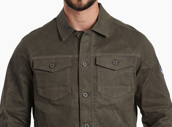 Durable, waxed cotton canvas | Ages with authentic character
