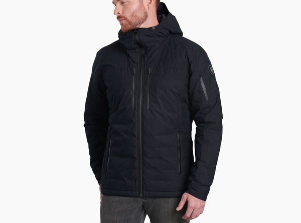 WYLDEFIRE DOWN HOODY - wax coated