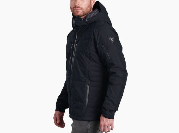 WYLDEFIRE DOWN HOODY - wax coated