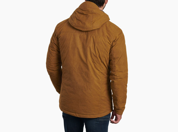 WYLDEFIRE DOWN HOODY - wax coated