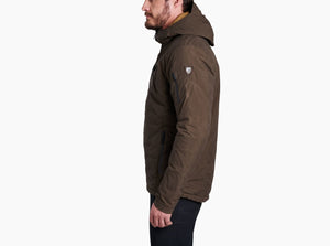 WYLDEFIRE DOWN HOODY - wax coated