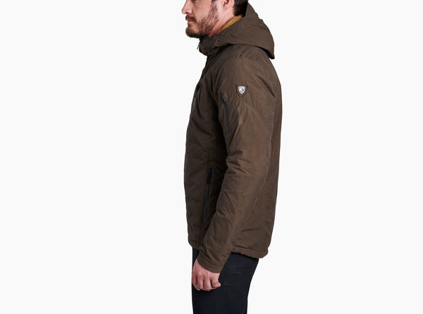 WYLDEFIRE DOWN HOODY - wax coated