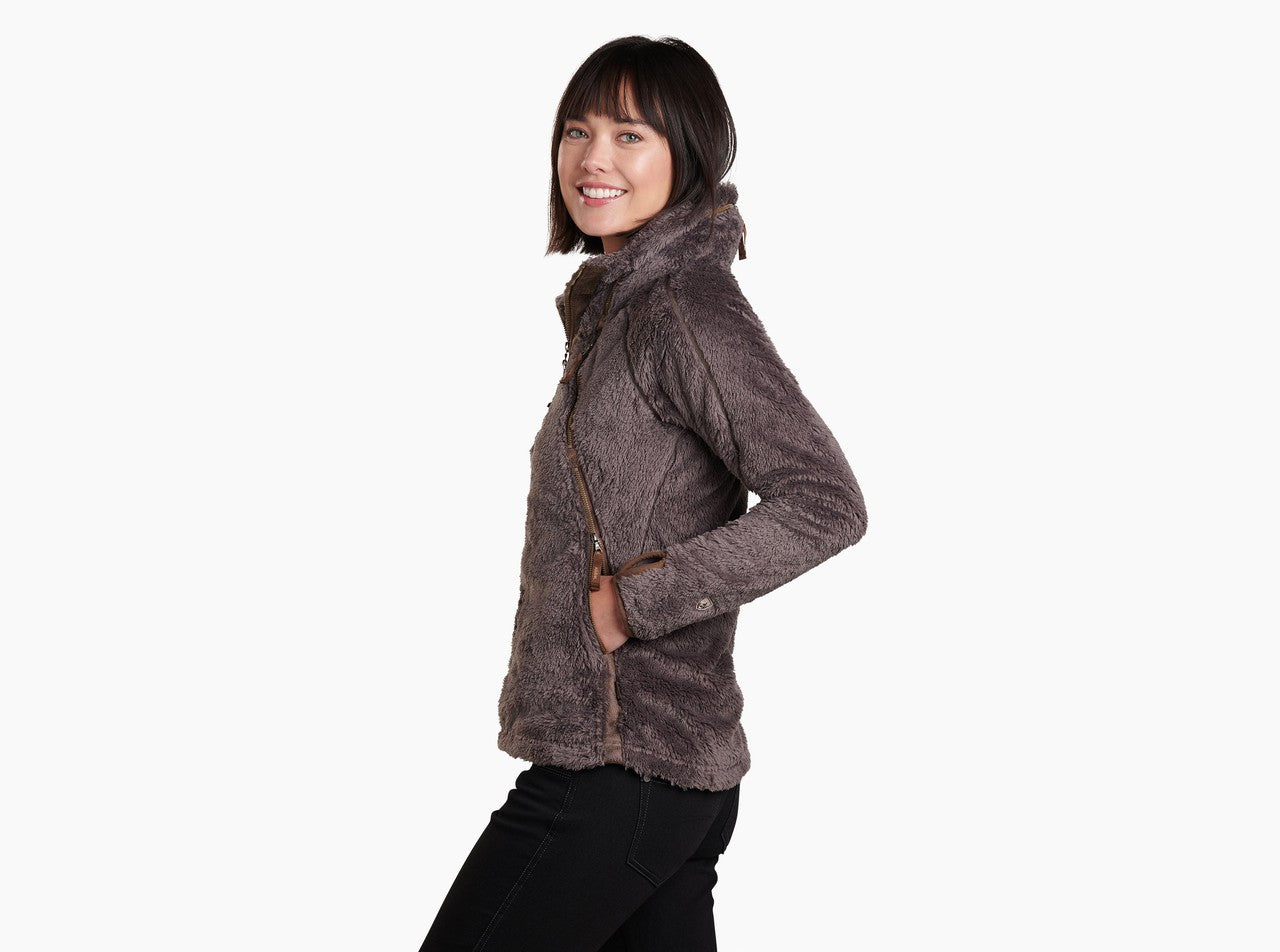 KUHL Women's Flight Jacket Fleece jacket RAVEN - size S