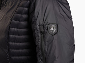 Reinforced overlays add durability Zippered bicep pocket