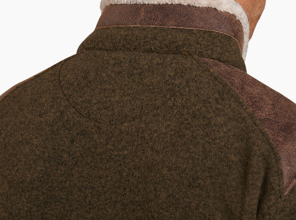 Berber fleece lined collar