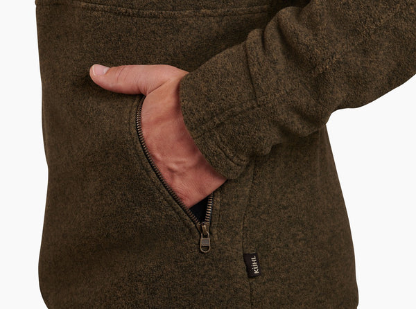 Zippered hand pockets