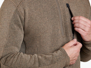 INTERCEPTR 1/4 ZIP FLEECE