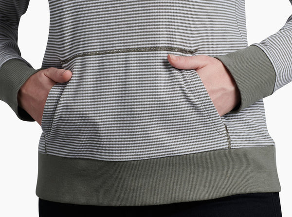 Kangaroo pocket for convenient stashing