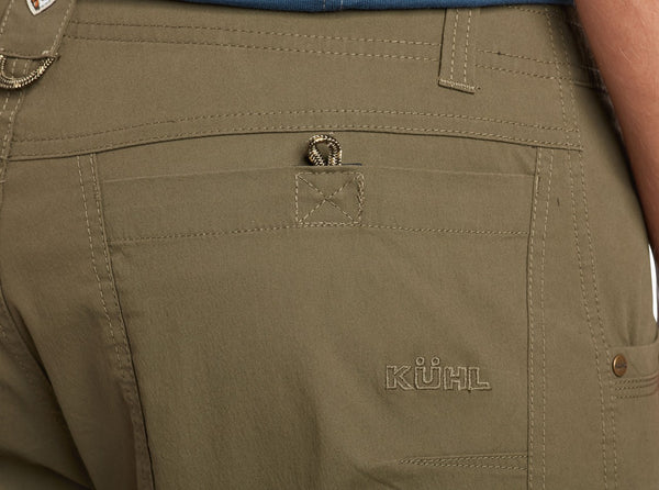 Two back pockets with velcro