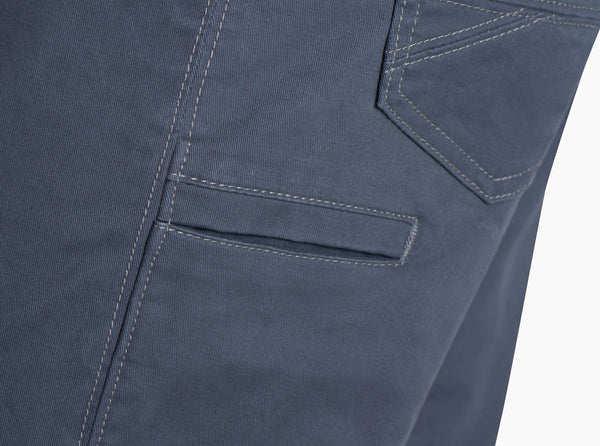 Stealth cell phone pocket on left hand side