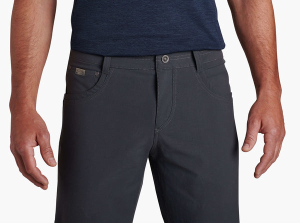 Superior stretch, unparalleled rebound, cotton rich and water resistant