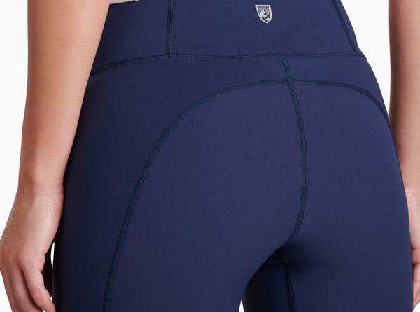 Yoga-style legging - high rise stretch waistband