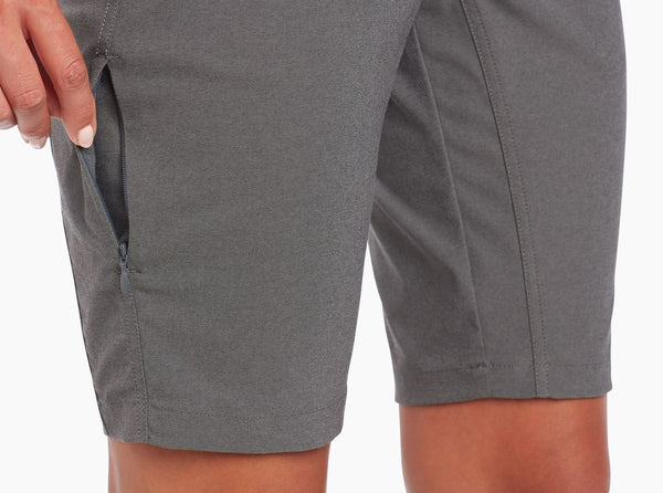 2 hidden thigh zippered pockets