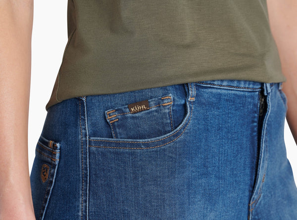 Performance denim with high stretch and rebound